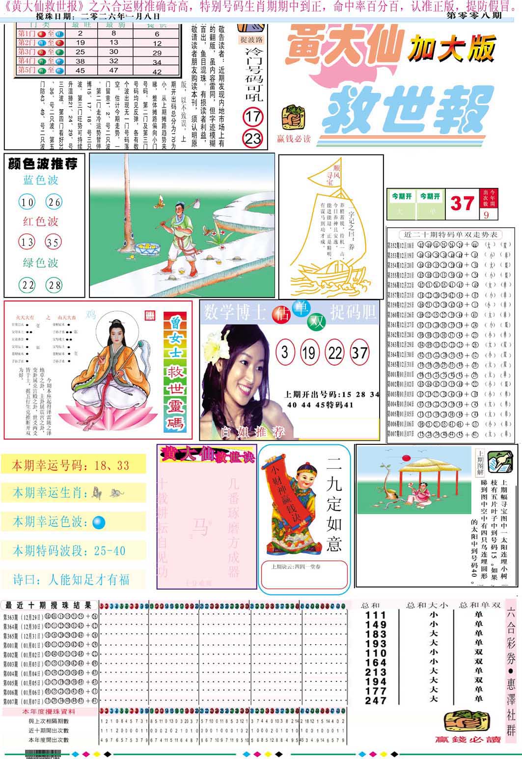 008期黄大仙救世A加大版[图]