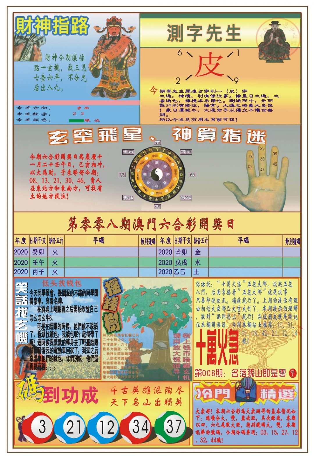 008期(新版)四柱预测B[图]