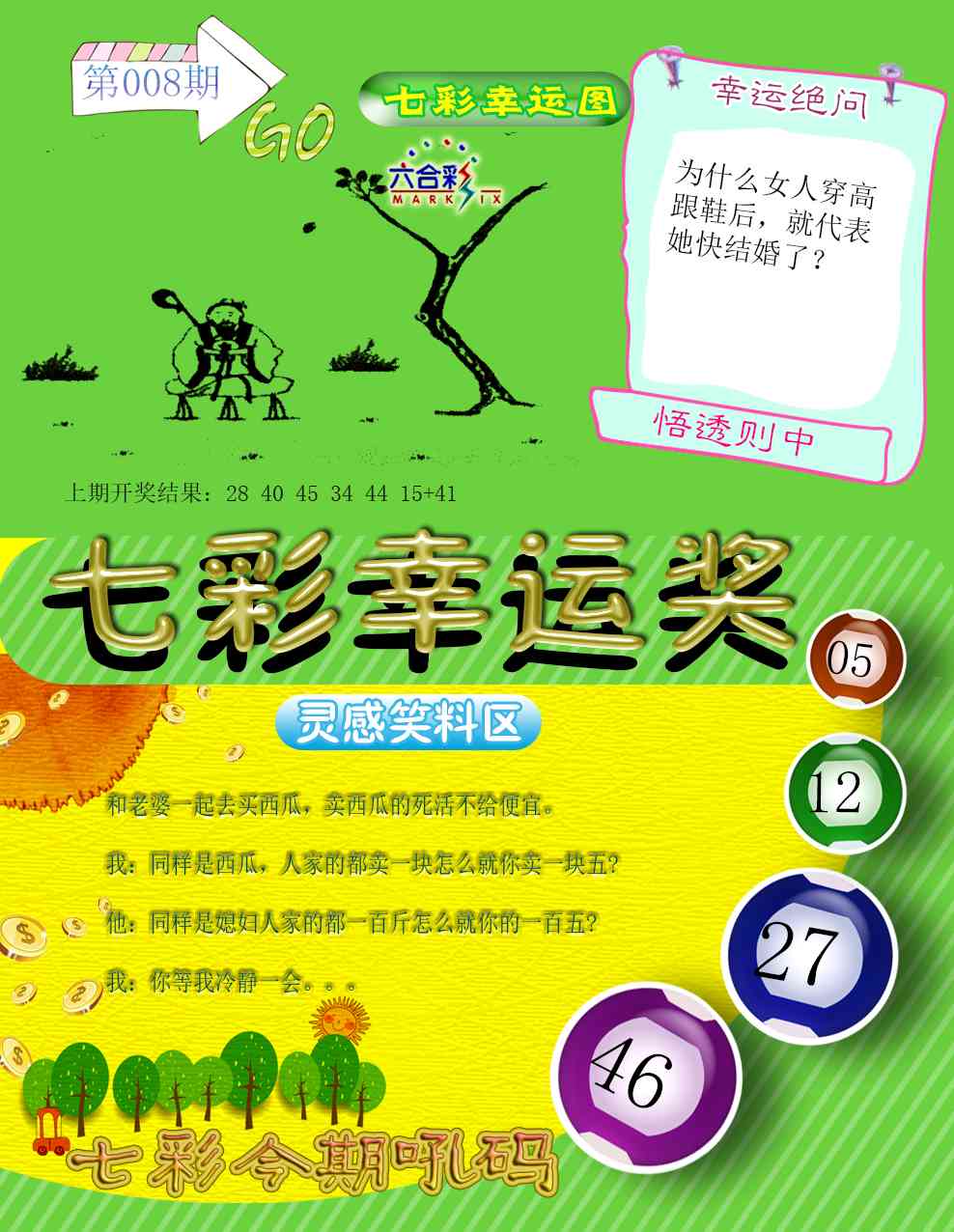 008期七彩幸运奖[图]