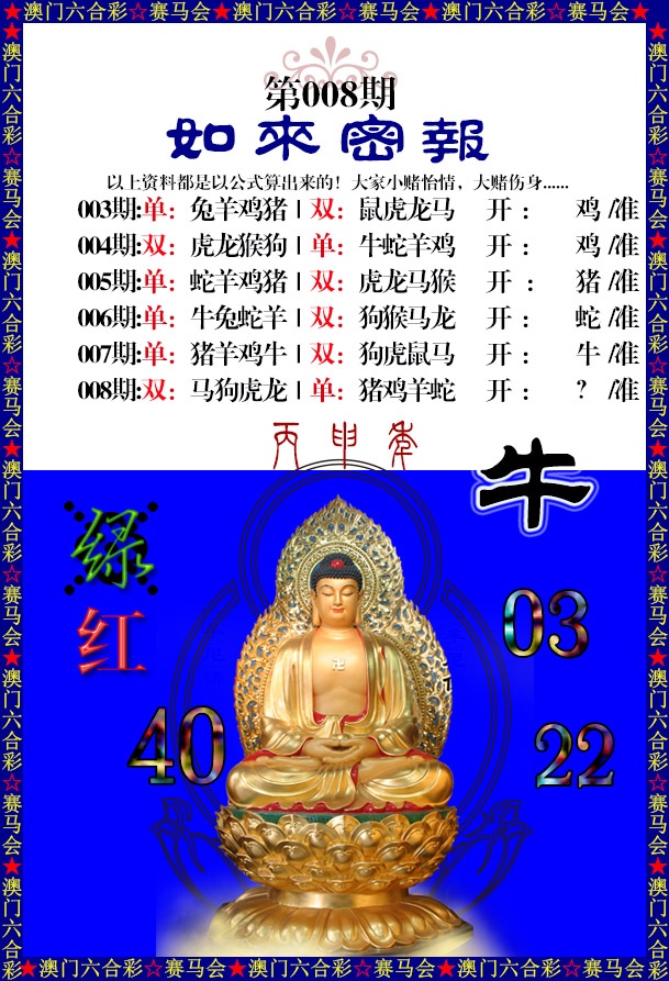 008期如来秘报[图]