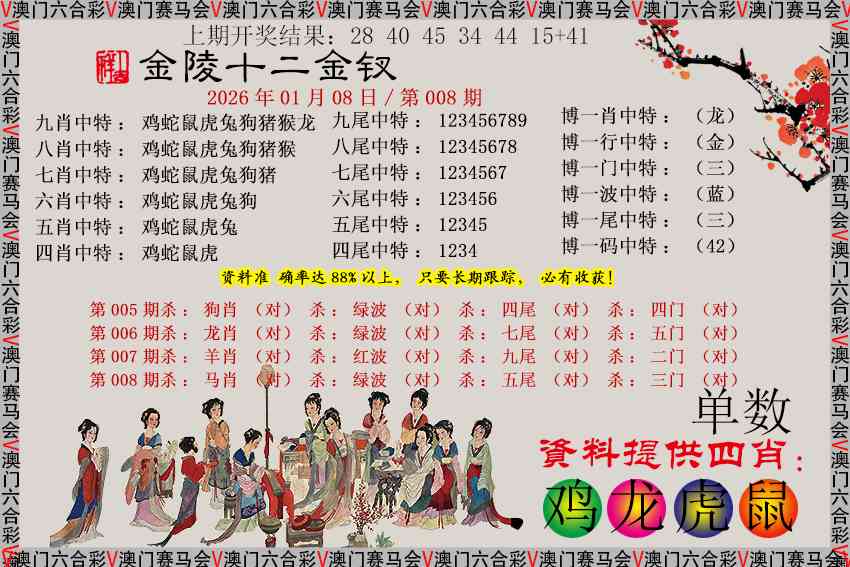 008期金陵十二金钗[图]