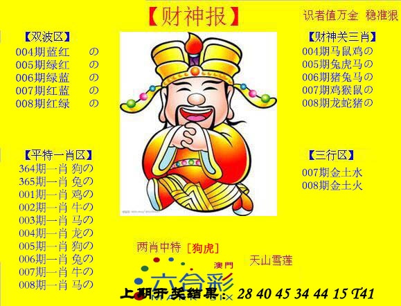 008期黄财神[图]