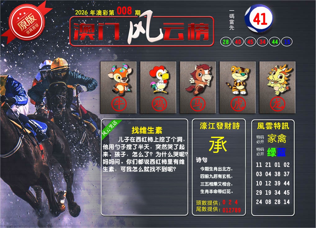 008期澳门风云榜[图]