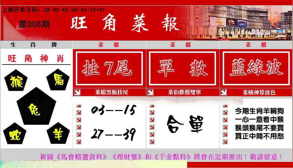 008期旺角菜报[图]