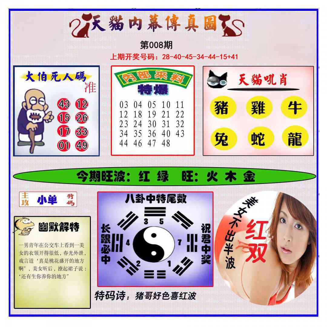 008期内幕传真图[图]