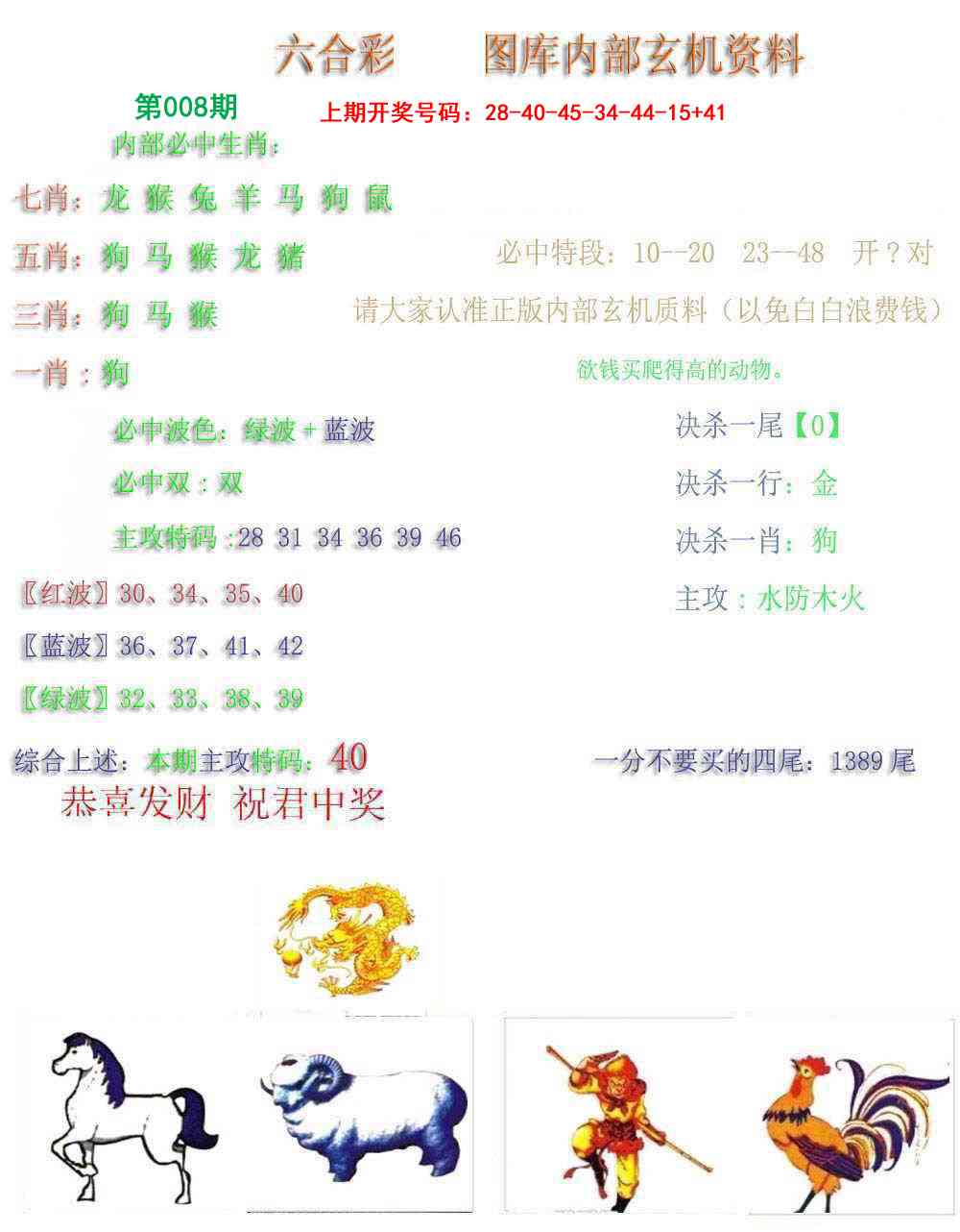 008期内部玄机资料[图]