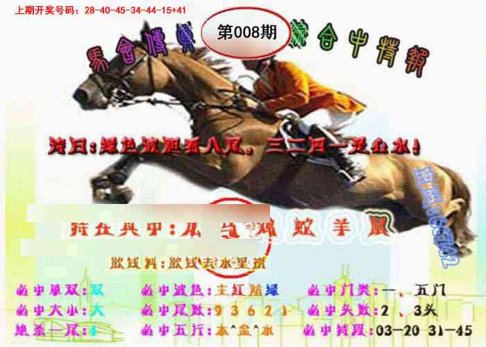 008期马会传真-综合报[图]
