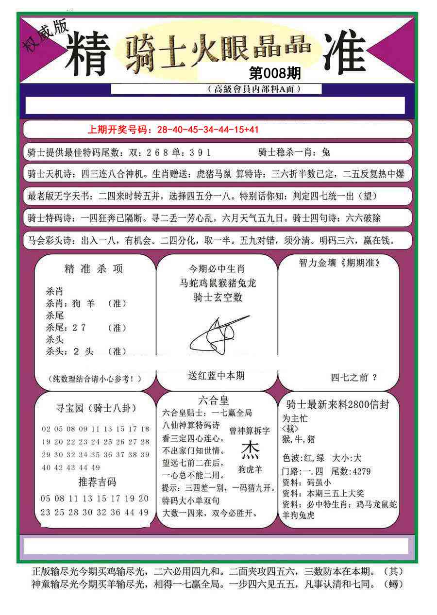 008期骑士火眼晶晶（正）[图]