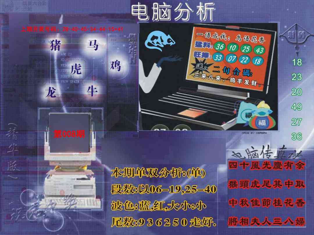 008期正版电脑分析贴士報[图]